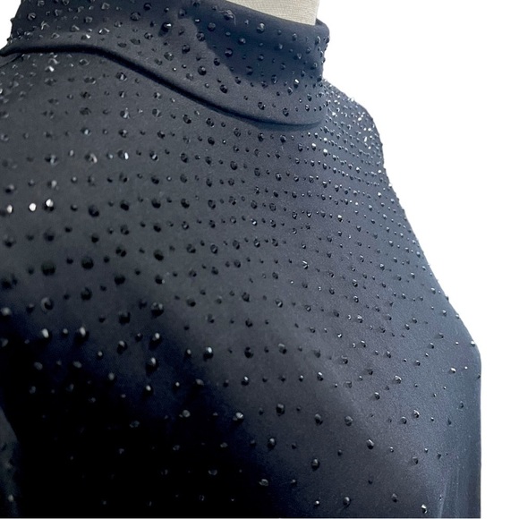 NWT Chicos Black Label Go Beaded Long Sleeve Dress sz 18 - Picture 10 of 15